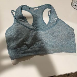 Gymshark vital rise sports bra - light green marl